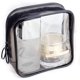 thumbnail image 5 of ShiYe toys store Paquete de 2 bolsas de maquillaje pequeñas negras Mini bolsa de maquillaje transparente con cremallera Bolsa de maquillaje Bolsa de cosméticos pequeña para bolso Artículos esenciales, 5 of 5