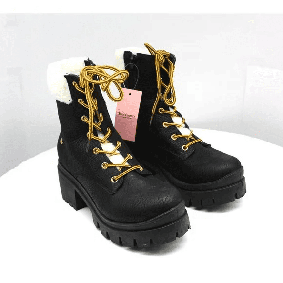 High Heel Hiker Boots(Size 