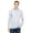 Ash, variant on Bayside Union-Made Long Sleeve T-Shirt with Pocket in Lime Green | 3055