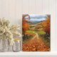 thumbnail image 2 of Qisvanset 12x16 Inch Rolling Hill Autumn Canvas Wall Art, Vibrant Foliage Nature Rustic Home Decor, 2 of 5