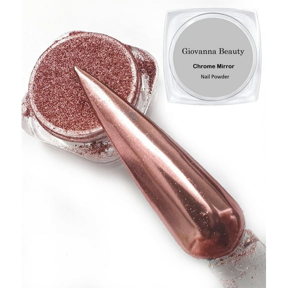 ROSE GOLD CHROME NAIL POWDER