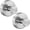 Brushed Nickel, variant on Reusable Heavy Duty Suction Cup Hooks for Kitchen/Bathroom/Shower - Wet-Proof Hooks for Towels, Robes, Loofah&Wreaths/No Drill Mounting on Glass, Tile, Metal