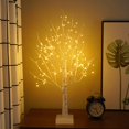 thumbnail image 3 of Lámpara de mesa con forma de árbol iluminada de 2 pies con 144 luces LED y temporizador, 3 of 6