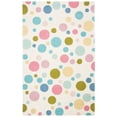 thumbnail image 5 of SAFAVIEH Soho Dots Polka Dots Wool Area Rug, Ivory/Multi, 6' x 9', 5 of 10