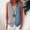 A12 Blue, variant on Womens Colorblock Sleeveless Tank Top Casual Crew Neck Button Decor Asymmetrical Hem Summer Flowy Tunic Vacation Relaxed Fit Cami Shirts Blouses Tops