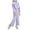 Purple, variant on CAIXIA Girls Outfits Size 5 Girls Fashion Sportswear Set Stylish Zippered Stand Collar Top with Matching Trousers and Spliced Hoodie Design,Purple