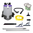 thumbnail image 1 of Aspiradora de mochila comercial ProTeam Super Coach Pro 6 con kit de herramientas ProBlade para superficies duras y alfombras, 6 cuartos, con cable, 107535, 1 of 1