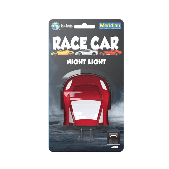 Meridian Red Race Car Night Light