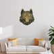 thumbnail image 3 of Accesorios de Decoración del hogar Sunnimix Cabeza de animal 3D Estatua Escultura Decoración de pared Resina 20x22.5cm, 3 of 8