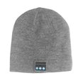 thumbnail image 3 of ZOELNIC Bluetooth 5.0 Beanie Wireless Music Listening Handsfree Headphone Hat Winter Warm Knitted Cap, Dark Grey, 3 of 11
