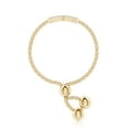 thumbnail image 3 of ANGARA Natural 0.07 Ct. Diamond Fashion Ring in 14K Yellow Gold for Women (Ring Size: 3), 3 of 9