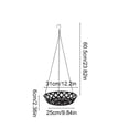 thumbnail image 3 of Plant Hanger Indoor Outdoor, Hanging Planter for Indoor Outdoor Plants, Hanging Plant Holder Shelf, Plant Hanging Basket, Decorative Metal Flower Holder, 3 of 6