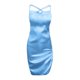 thumbnail image 4 of Vestido sexy con tirantes para mujer: diseño liso con cordones, tirantes ajustables, para uso informal diario/de noche., 4 of 5