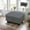 Grey, variant on Storage Ottoman Tufted Footrest Stools with Nailhead Trim Fabric Ottoman Bench for Bedroom Living Room Entryway for Living Room, Light Grey