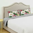 thumbnail image 3 of Yayeee Pillowcase Standard Size Set of 2 Satin Wrinkle Resistant Pillow Case, Pink Raspberries, 3 of 7