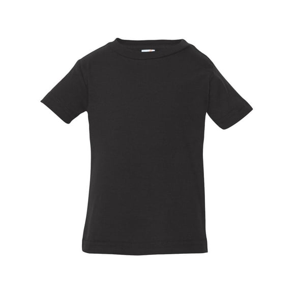 Infant Fine Jersey Tee , Black , 6M