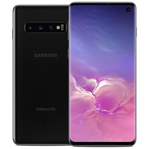 Restored Samsung Galaxy S10 G973U 128GB Prism Black Fully Unlocked (Refurbished)
