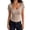 Khaki -BR24, variant on IYYVV Women's Short Sleeve Tops Summer Lace Trim Square Neck Slim Fitted Going Out Basic Tee Shirts Y2K Clothes 2026 Light Blue XL