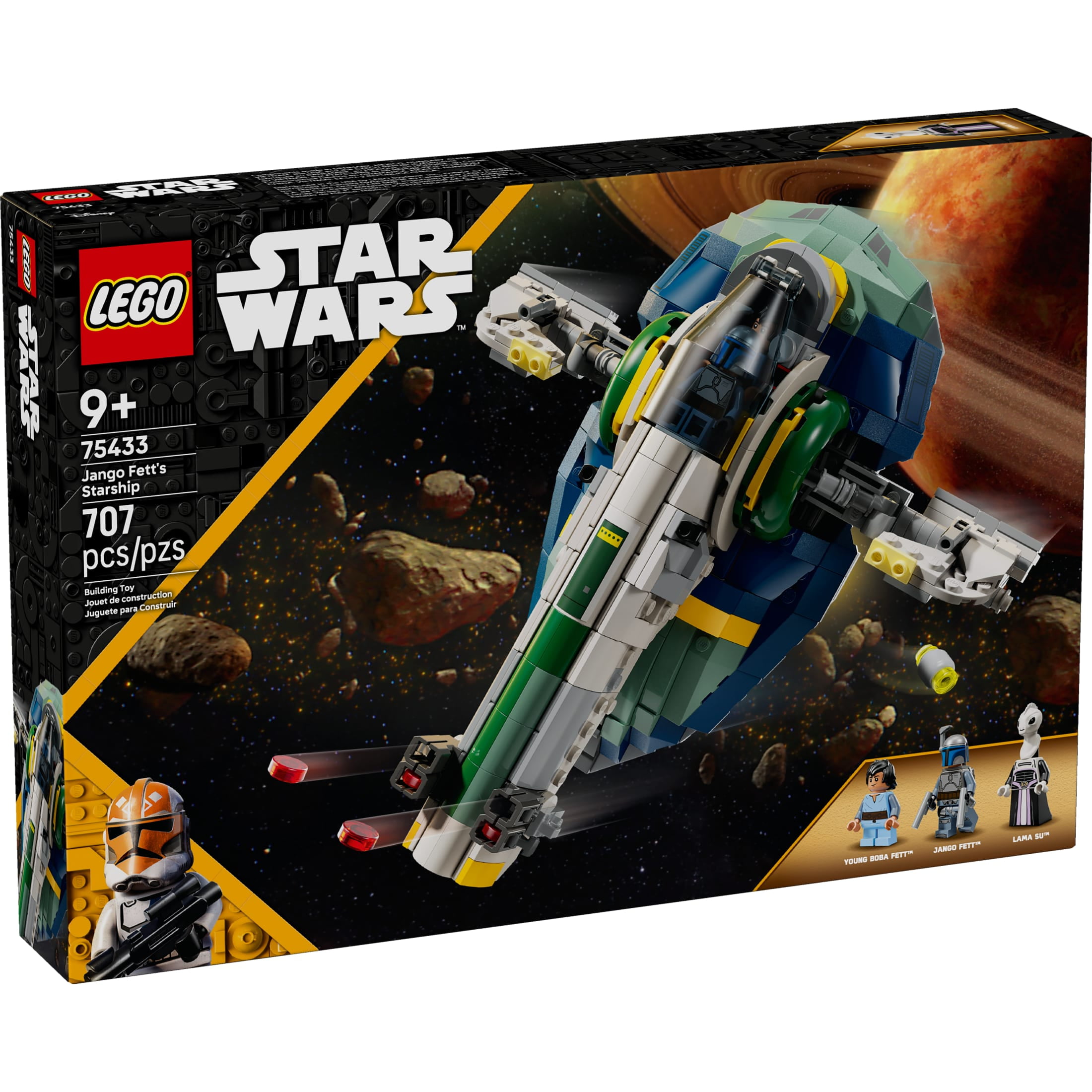 LEGO Star Wars Attack of the Clones Jango Fett's Starship 75433