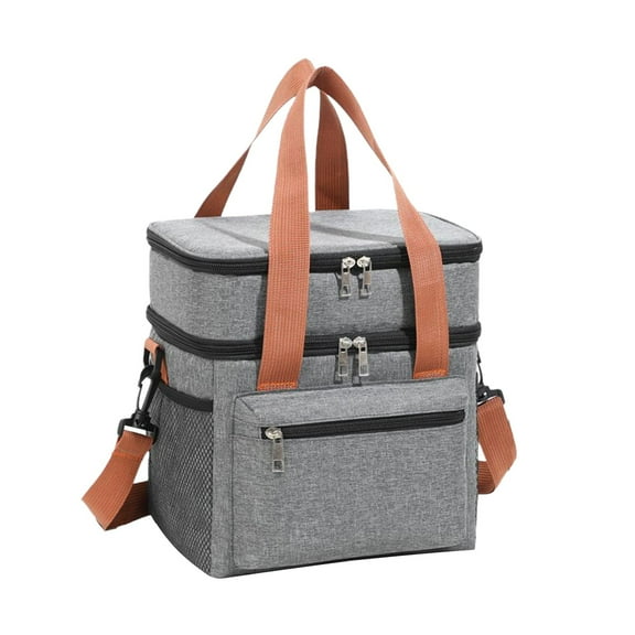 Vikakiooze Insulating Lunch Bag With Waterproof Double Layer For Bento Milk Bottle And Meal Boxes Cooler Bag