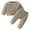 T6946 Khaki, variant on Mrzhqd Toddler Girls Romper Size 0-3 Months Baby Fall Outfits Solid Color Long Sleeve Sweatshirt Tops Pants Set Winter Clothes For Boys Long Sleeve Crew Neck Cute Print Kids Jumpsuit Brown