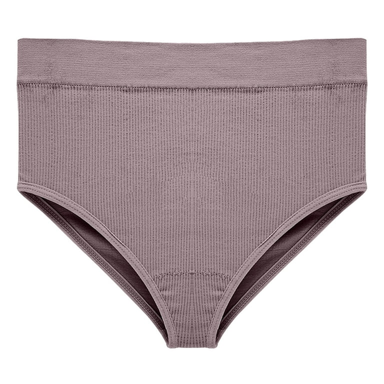 PMUYBHF Cotton Underwear For Women Seamless High Waist Women'S