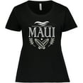 thumbnail image 3 of Inktastic Maui Hawaii Surfing Women's Plus Size T-Shirt, 3 of 5