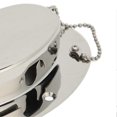 thumbnail image 2 of 304 Stainless Steel Chain Deck Pipe with Rubber Gasket 6.32x4.47in Base 4.3x2.31in Hole Marine Yacht Accessories, 2 of 3
