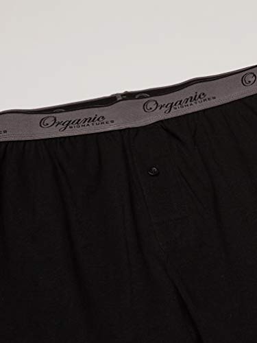 Organic Signatures Men/'s Classic Cotton Knit Boxers 100/% Natural Comfort 3-Pack
