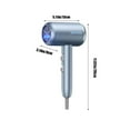 thumbnail image 3 of WZXPWT High-Speed Ionic Blow Dryer, Fast Drying Brushless Motor Hairdryer, Low Noise Temperature Control Hair Dryer with Nozzle for Home Use, Lightweight Travel Hair Dryer, 3 of 8