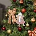 thumbnail image 3 of Colgante de peluche Navidad Ángel Colgantes Decoraciones De Navidad Decoración Para El Hogar Regalos Para Niños Rosa Rosado Magideal Colgante de peluche, 3 of 7