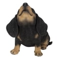 thumbnail image 3 of Estatua de cachorro de perro salchicha aullando Hi-Line Gift Ltd, poliresina, 3 of 7