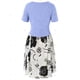 thumbnail image 2 of Vestido camisero en capas con estampado floral y tallas grandes con top cruzado cruzado Rosegal Bikinis, 2 of 5