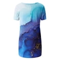 thumbnail image 4 of Ensemble de Hauts d'Été zanvins pour Femmes 2024, Hauts Amples à Col Rond pour Femmes, Blouse Décontractée à Manches Courtes à Imprimé, 4 of 5