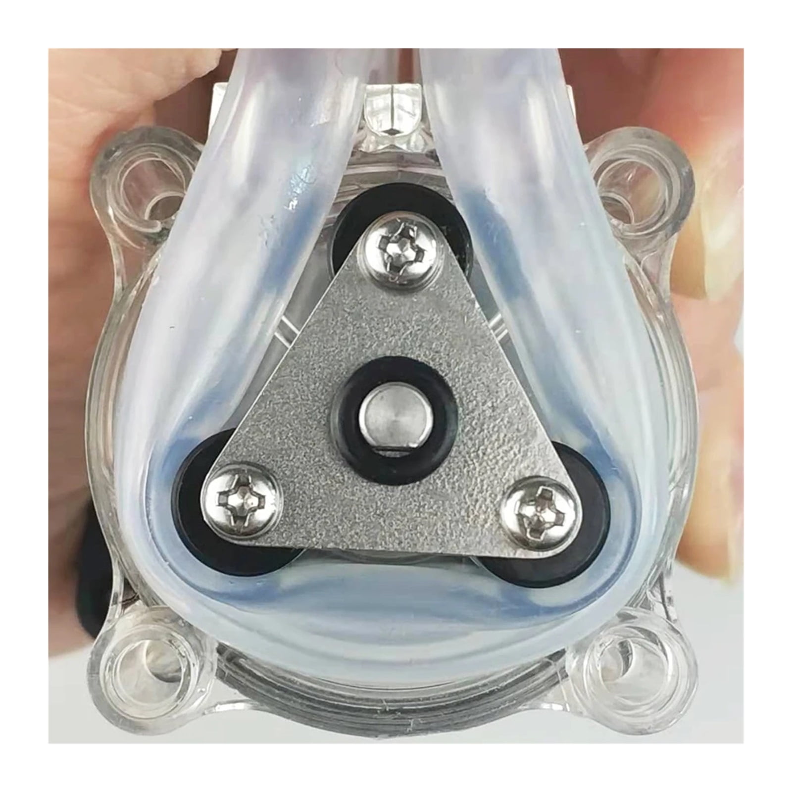 Peristaltic Pump, Water Pump, Dosing Pump, Dual Pump Head, 12V 24V DC, High Flowrate For Aquarium Lab Analytical ,Easy to Install