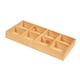 thumbnail image 4 of Caja de almacenamiento dividida de madera Organizador dividido Organización de mesa Ahorro de espacio, 4 of 9