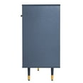 thumbnail image 5 of M optimized Rotating Storage Cabinet, 51'' Organizer with Turntable, 2 Doors, 2 Drawers, Built-in Shelves, Metal Legs, Home Furniture for Kitchen Living Room, 5 of 9