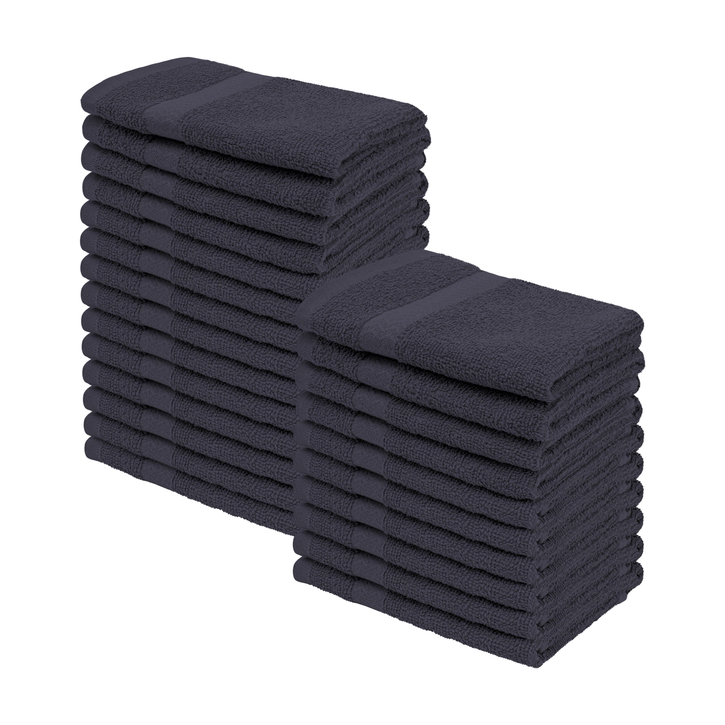Superior 100Percent Cotton EcoFriendly 24Piece Towel Set Navy Blue