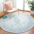 thumbnail image 2 of SAFAVIEH Restoration Vintage Quentin Medallion Area Rug, Grey/Light Blue, 6' x 6' Round, 2 of 8