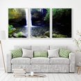 thumbnail image 2 of IDEA4WALL 3 Piece Framed Canvas Wall Art for Living Room, Bedroom Waterfall in Deep Forest of Croatia Canvas Prints for Modern Home Decoration Ready to Hang, 2 of 4