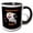 Black/White, variant on 3drose, Image of Adorable Ghost with Candy Says Yeah Halloween Is Here, 11oz Magic Transforming Mug