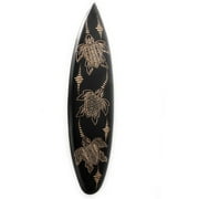 Wooden Surfboard w/ Turtle Ohana 30" - Hawaii Decor | #sur16e75