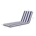 thumbnail image 3 of Fithood 2 PCS Set Outdoor 79.49" x 26" Lounge Chair Cushion Replacement Patio Seat Cushion Chaise Lounge Cushion（Blue/White Stripe） [Sale to Temu is Banned.Weekend can not be shipped, order with caut, 3 of 5