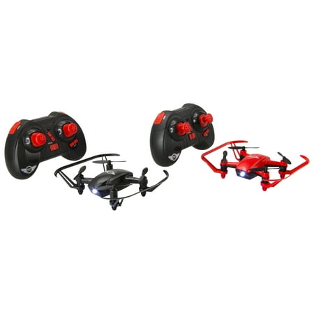 Sky Rider Racing Drones, Set of 2, Red and Black (Best Racing Drone 2019)