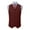 Wine #01, variant on Men's Tweed Suit Vest Western Herringbone Wool Suit Vintage Button Down Notch Lapel Waistcoat Thick Tweed Coat For Groomsman