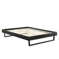 thumbnail image 2 of Modway Billie Lit Plateforme Simple en Bois de Caoutchouc et MDF, Noir, 2 of 8