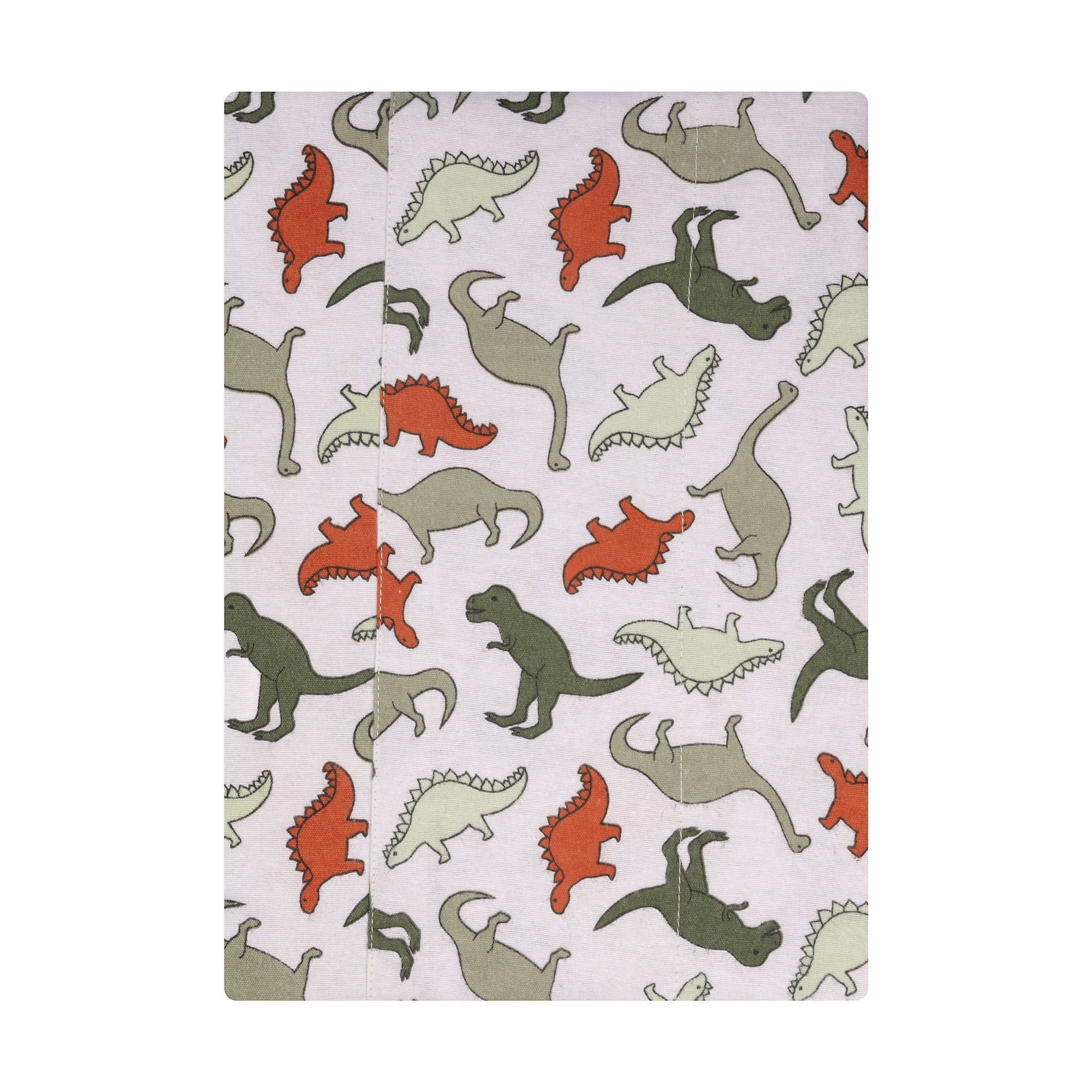 Hudson Baby Cotton Flannel Burp Cloths 4-Pack, Multi Color Dino, One Size