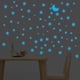 thumbnail image 5 of Pegatinas de pared Pegatinas luminosas de estrella azul Papel tapiz de fondo Mural Tatuajes de tatuajes Bebé Niños Decoración de la habitación de la cama Methold  JJ13407-00, 5 of 6
