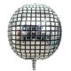 thumbnail image 1 of Globo de aluminio 4D de 22 pulgadas con láser plateado para discoteca, bar, fiesta, globo de papel de aluminio arcoíris, 1 of 5