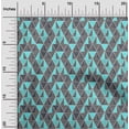 thumbnail image 1 of oneOone Viscose Chiffon Fabric Triangle Geometric Printed Fabric 1 Yard 42 Inch Wide, 1 of 4